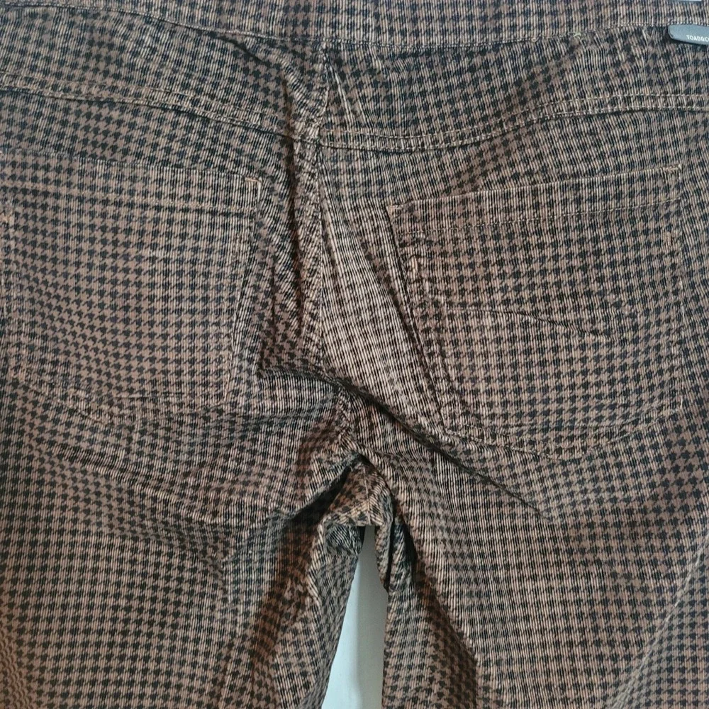 TOAD&CO Cruiser Cord‎ Skinny Pants Brown Black Houndstooth Preppy Women'sSize 14